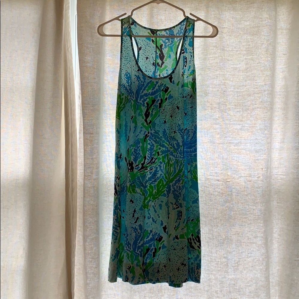 Green and Blue Lilly Pulitzer Dress